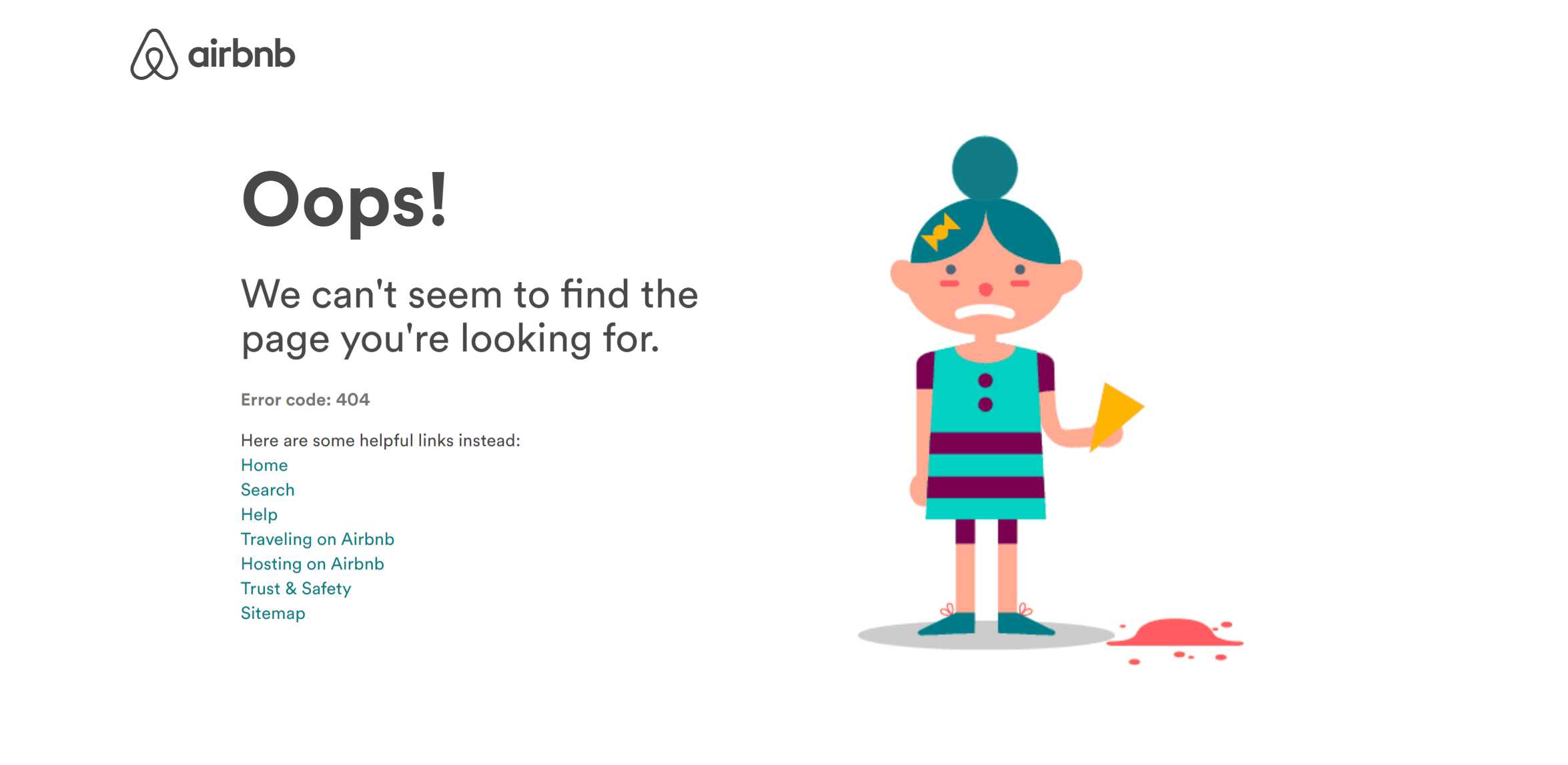 Primer 404 strani