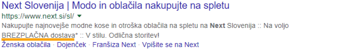 Posebne ponudbe v meta opisu.