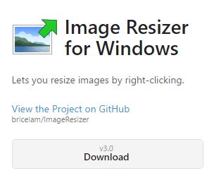Image resize for windows download gumb