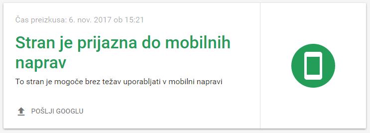 Prijazna mobilna stran