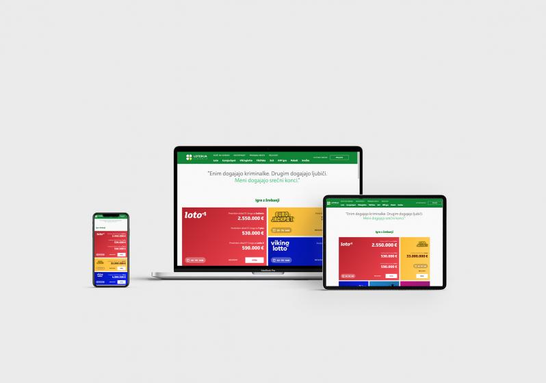 Loterija Slovenije implementacija oblike